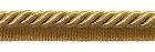 Lip Cord 3/8 Inch Antique Gold Decorative Trim