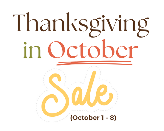 Thanksgiving in October Fabric Sale
