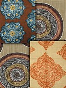 Amber Suzani Fabric