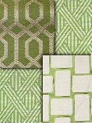 Green Trellis Fabric