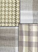 Grey Checked Fabrics