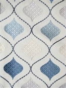 Orient Ocean Ogee Embroidery Orient Ocean Ogee Embroidery