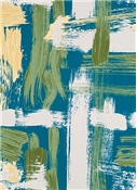 Sedge Abstract Turquoise Sedge Abstract Turquoise