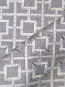 Sisu 908 Platinum Emboidered Fabric 