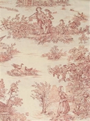 Heirloom Pastorale 6 White / Red Covington Fabric 