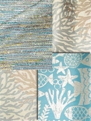 Turquoise Waters Coastal Fabric