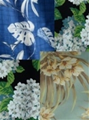 Floral & Leaf Magnolia Fabrics