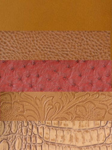 Orange & Coral  Faux Fur / Suede / Faux Leather