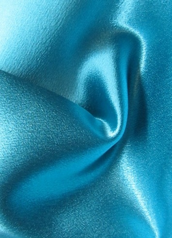Turquoise Crepe Back Satin Fabric Turquoise Crepe Back Satin Fabric