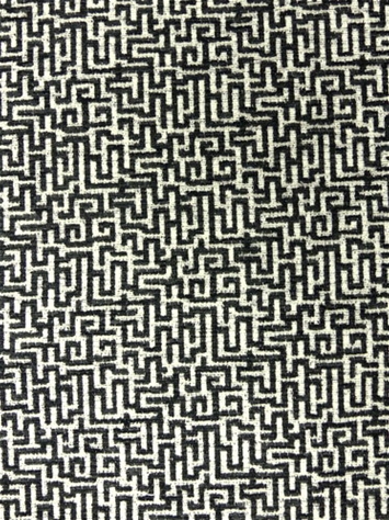 Entangled 916 Ebony Ivory Hilary Farr Fabric Designs by Covington 