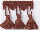 Rust Tassle Fringe